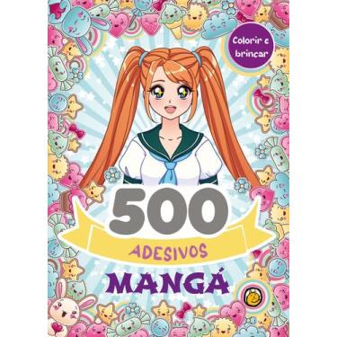 Imagem de Livro - 500 Adesivos: Mangá