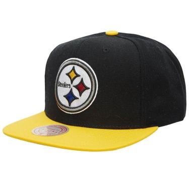 Imagem de Boné Mitchell & Ness Team 2 Tone 2.0 Snapback Pittsburgh Steelers Masculino-Masculino