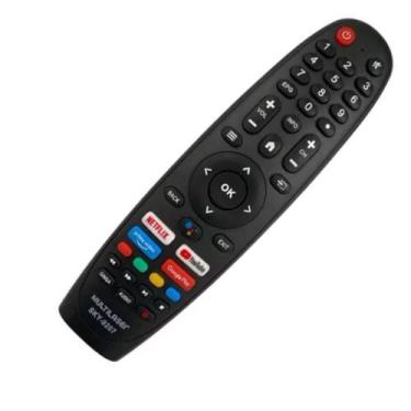 Imagem de Controle Remoto Compatível com TV Multilaser Smart 4K Mágico Ti042 Tl0