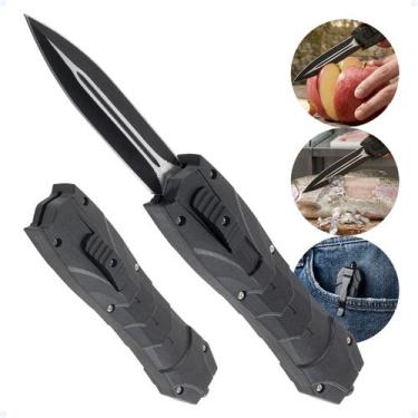 Imagem de Canivete De Bolso Tático Portátil Presilha Com Quebra Vidros - Hxt