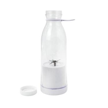 Imagem de Mini Liquidificador Portatil Garrafa Shake Suco Juice Cup Usb Branco -