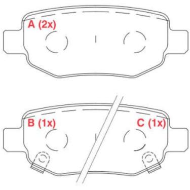 Imagem de Pastilha de Freio Chery Arrizo 6 2021 a 2024 WILLTEC PW890
