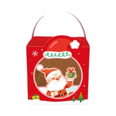 Imagem de Caixa De Doces Para a Véspera De Natal Com 5 Peças, Caixa De Presente 