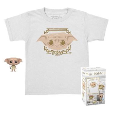 Imagem de Boneco Funko Pop Pocket + Tee Harry Potter - Dobby Kids 63509