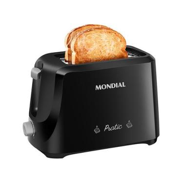Imagem de Torradeira de pães 700 Watts - T-18 (110V) - Mondial, Preto, 110V