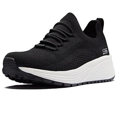 Imagem de Tênis Bobs Sparrow 2.0-Allegiance C, Skechers, Feminino, Preto/Branco, 40