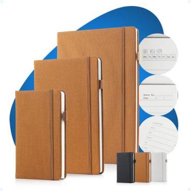 Imagem de Kit Caderneta Anotação B5 A5 A6 Executiva Com Suporte Caneta - Hxt, Ma