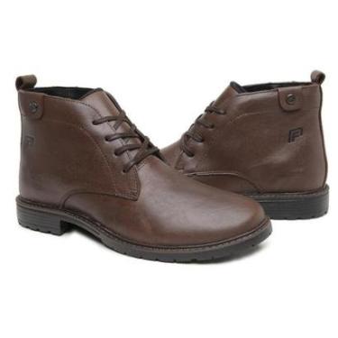 Imagem de Bota Coturno Masculina Em Couro Nobre Super Macia e Resistente 2500-Masculino