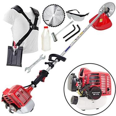 Imagem de Roçadeira Lateral Nakashi T270N Motor Nakashi Com Empunhadura Circular
