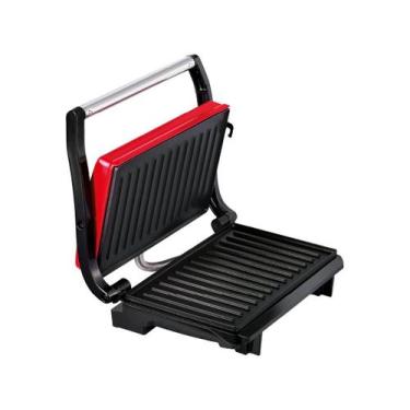 Imagem de Grill Sanduciheira Arno Antiaderente 760w Luxx Red 220V, Vermelho, 220