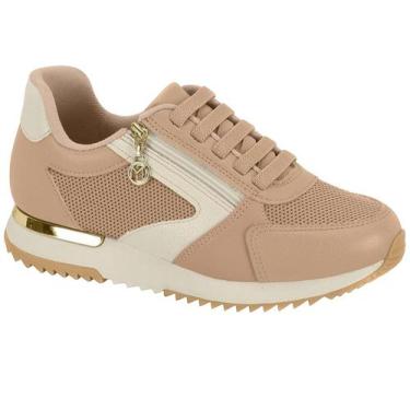 Imagem de Tênis Modare 7405.103 Casual UltraConforto, 38, Bege, Branco off, Nude