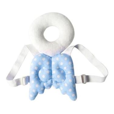 Imagem de Mochila Travesseiro Protetor Cabeça Segurança Bebê Anjinho - I Love No