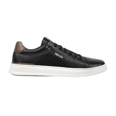 Imagem de Sapatênis Ferracini Masculino Casual Confortável, Preto, 39