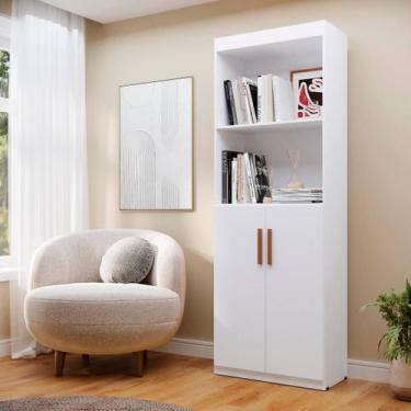 Imagem de Armário Multiuso Flex com 2 Portas e Prateleiras Montagem Vertical ou 