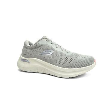 Imagem de Tênis Skechers Arch Fit 2.0 150051 Cinza Claro, 36, Cinza claro