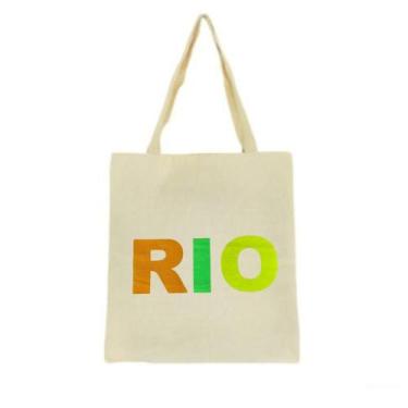 Imagem de Bolsa Ecobag 100% algodão RIO COLLOR - CARIOCA MAIS