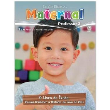 Imagem de Revista Lições Bíblica Maternal Professor 2º Trimestre 2024 - CPAD