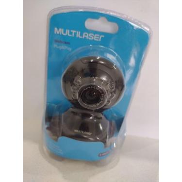 Imagem de Webcam plugplay led noturno microfone usb - Multilaser 