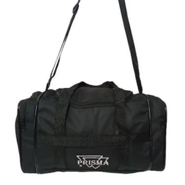 Imagem de Bolsa esportiva fitness acadêmia pequena unissex - PRISMA, Preto