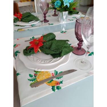 Imagem de Caminho de mesa estampa laranjinha. - Charmytable 