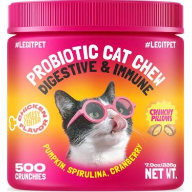 Imagem de Mastigáveis Probiáticos Diários para Gatos LEGITPET Suporte Digestivo 