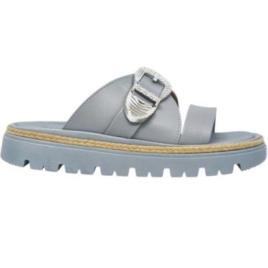 Imagem de Tamanco Feminino Papete Casual Dia a Dia Passeio Trabalho com Fivela T