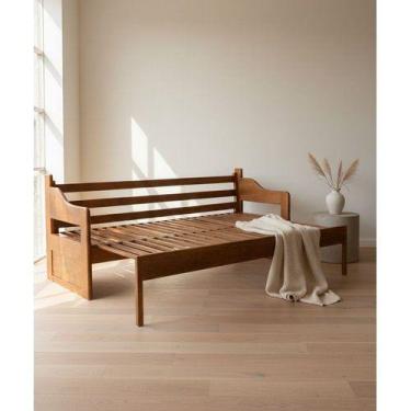 Imagem de Sofa Cama Petropolis 1,90 X 90/1,60 Aberto - Madeira Macica - Moveis D
