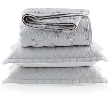Imagem de Colcha King 300 Fios Lázio Virginy - Linha K - Casa K, Estampada