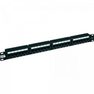 Imagem de Patch Panel Cat.5e 24 Portas Sohoplus para Cabeamento Estruturado T568A-B Preto Furukawa