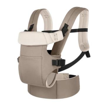 Imagem de Bolsa Canguru Sling Carregador Ergonômico Bebê 3 Em 1 Cor:Bege - Imagi