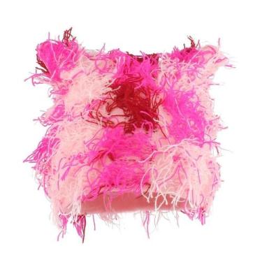 Imagem de Gorro De Malha Com Orelhas De Gato Preto E Rosa Para Mulheres, Balacla