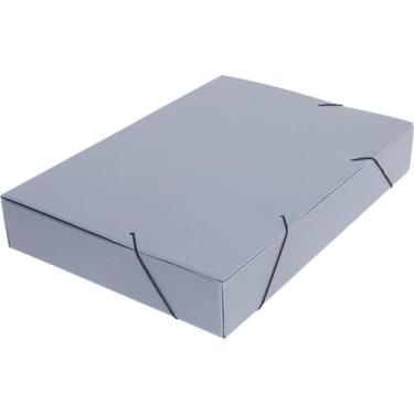 Imagem de Pasta Polionda Oficio 55MM Cinza Novaonda PCT.C/10 - Polibras
