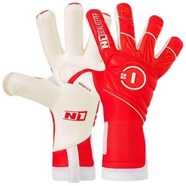 Imagem de Luva de Goleiro Profissional N1 Sirius 2.0 - N1 Goalkeeper, Vermelho, 