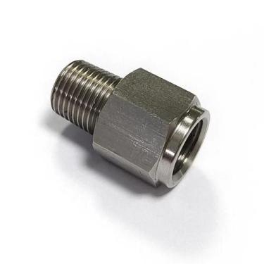 Imagem de Adaptador De Manômetro De Pressão De Óleo Em Aço Inoxidável 1/8 NPT Ma