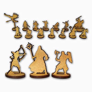 Imagem de Genérico - Miniaturas MDF - Heróis - RPG (12+)