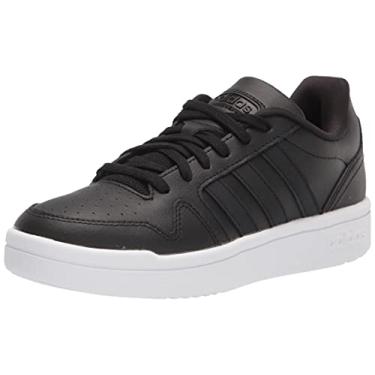Imagem de adidas Tênis de basquete feminino Post Up, Preto/Preto/Preto/Prata Halo, 5