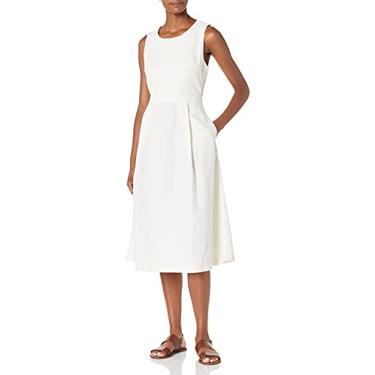 Imagem de AG Adriano Goldschmied Vestido feminino Libby, Linho branco, PP