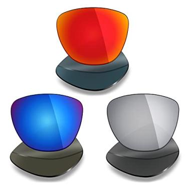 Imagem de 3 pares de lentes polarizadas de substituição Mryok para óculos de sol Oakley Frogskins – Opções