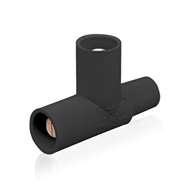 Imagem de Leviton 16A21-UE fêmea macho, conector multivial, camiseta paralela, 400A, nariz afunilado, grau comercial, tipo câmera ECT, preto