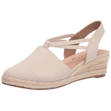 Imagem de Lifestride Katrina 2 Espadrille Wedge feminino, Amêndoa, 7.5 Wide