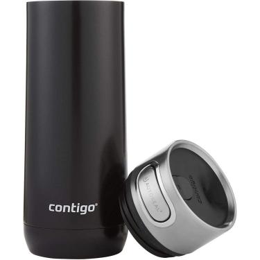 Imagem de Garrafa Térmica Luxe Autoseal Inox Contigo - 473Ml - Preto