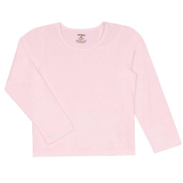 Imagem de Camiseta M. Longa Básica Feminina Cotton Infantil Nº 1 Ao 3