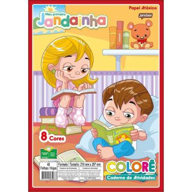 Imagem de Bloco para Educacao Artistica Jandainha Colore A4 48FLS.75G