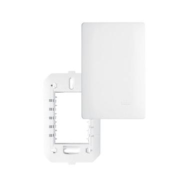 Imagem de Placa Cega com Suporte Fame Habitat 4x2 Branco