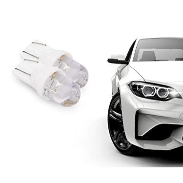 Imagem de Par Lâmpada Led Interior E Farolete 1 Led Pingo T10 Convex
