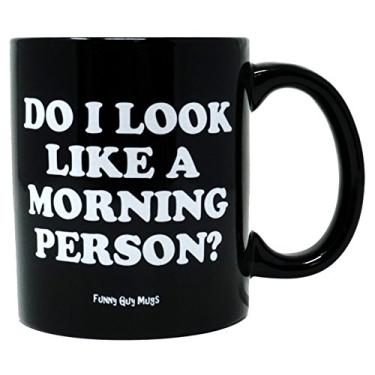 Imagem de Canecas de café engraçadas da Funny Guy Mugs, Do I Look Like A Morning Person?, 11 Ounce, 1