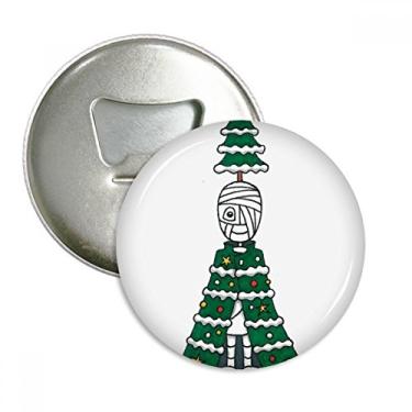 Imagem de Manto Egito Múmia Hórus Árvore de Natal Abridor de Garrafas Imã de Geladeira Emblema Multifuncional