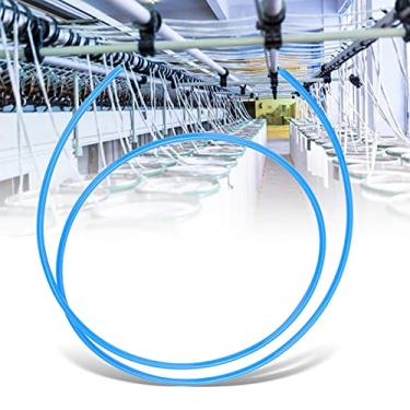 Imagem de Tubo pneumático, bomba de ar mangueira pneumática de alta redondeza superfície lisa para pintura de decoração para fábrica de reparo de automóveis para indústria de marcenaria (azul, 10m)