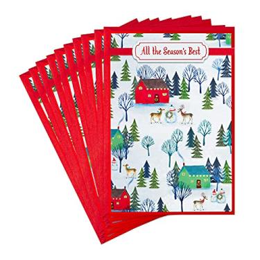 Imagem de Hallmark Cartões de Natal, Season's Best (10 cartões com envelopes), 799XXH8142