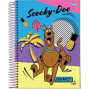 Imagem de Caderno Espiral Universitário Scooby Doo 80 Folhas Jandaia